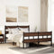 vidaXL - Bedframe - met - hoofdbord - en - voetbord - zonder - matras - 140x200 - cm