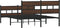 vidaXL - Bedframe - met - hoofdbord - en - voetbord - zonder - matras - 140x200 - cm