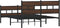 vidaXL - Bedframe - met - hoofdbord - en - voetbord - zonder - matras - 140x190 - cm