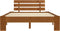 vidaXL - Bedframe - met - hoofdbord - grenenhout - honingbruin - 140x200 - cm
