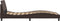 vidaXL - Bedframe - met - hoofdbord - kunstleer - bruin - 100x200 - cm