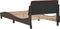 vidaXL - Bedframe - met - hoofdbord - kunstleer - bruin - 100x200 - cm