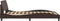 vidaXL - Bedframe - met - hoofdbord - kunstleer - bruin - 120x200 - cm