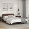 vidaXL - Bedframe - met - hoofdbord - kunstleer - bruin - 120x200 - cm