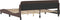 vidaXL - Bedframe - met - hoofdbord - kunstleer - bruin - 200x200 - cm