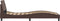 vidaXL - Bedframe - met - hoofdbord - kunstleer - bruin - 80x200 - cm