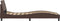 vidaXL - Bedframe - met - hoofdbord - kunstleer - bruin - 90x200 - cm