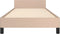 vidaXL - Bedframe - met - hoofdbord - kunstleer - cappucinnokleurig - 80x200 - cm
