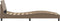 vidaXL - Bedframe - met - hoofdbord - kunstleer - cappucinnokleurig - 80x200 - cm