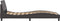 vidaXL - Bedframe - met - hoofdbord - kunstleer - grijs - 100x200 - cm