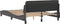 vidaXL - Bedframe - met - hoofdbord - kunstleer - grijs - 120x200 - cm