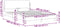 vidaXL - Bedframe - met - hoofdbord - kunstleer - grijs - 140x190 - cm