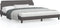 vidaXL - Bedframe - met - hoofdbord - kunstleer - grijs - 180x200 - cm