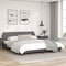 vidaXL - Bedframe - met - hoofdbord - kunstleer - grijs - 180x200 - cm