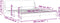 vidaXL - Bedframe - met - hoofdbord - kunstleer - grijs - 200x200 - cm