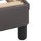 vidaXL - Bedframe - met - hoofdbord - kunstleer - grijs - 90x200 - cm