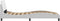 vidaXL - Bedframe - met - hoofdbord - kunstleer - wit - 100x200 - cm