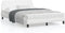 vidaXL - Bedframe - met - hoofdbord - kunstleer - wit - 120x200 - cm