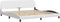 vidaXL - Bedframe - met - hoofdbord - kunstleer - wit - 200x200 - cm