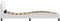 vidaXL - Bedframe - met - hoofdbord - kunstleer - wit - 80x200 - cm