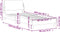 vidaXL - Bedframe - met - hoofdbord - kunstleer - wit - 90x200 - cm