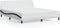 vidaXL - Bedframe - met - hoofdbord - kunstleer - wit - en - zwart - 180x200 - cm