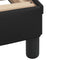 vidaXL - Bedframe - met - hoofdbord - kunstleer - zwart - 100x200 - cm