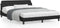 vidaXL - Bedframe - met - hoofdbord - kunstleer - zwart - 160x200 - cm