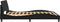 vidaXL - Bedframe - met - hoofdbord - kunstleer - zwart - 160x200 - cm
