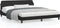 vidaXL - Bedframe - met - hoofdbord - kunstleer - zwart - 180x200 - cm