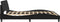 vidaXL - Bedframe - met - hoofdbord - kunstleer - zwart - 180x200 - cm