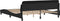 vidaXL - Bedframe - met - hoofdbord - kunstleer - zwart - 180x200 - cm