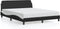 vidaXL - Bedframe - met - hoofdbord - kunstleer - zwart - en - wit - 160x200 - cm