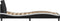 vidaXL - Bedframe - met - hoofdbord - kunstleer - zwart - en - wit - 90x200 - cm