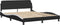 vidaXL - Bedframe - met - hoofdbord - kunstleer - zwart - en - wit - 160x200 - cm
