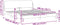 vidaXL - Bedframe - met - hoofdbord - kunstleer - zwart - en - wit - 180x200 - cm