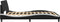 vidaXL - Bedframe - met - hoofdbord - kunstleer - zwart - en - wit - 160x200 - cm