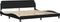 vidaXL - Bedframe - met - hoofdbord - kunstleer - zwart - en - wit - 200x200 - cm