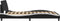 vidaXL - Bedframe - met - hoofdbord - kunstleer - zwart - en - wit - 120x200 - cm