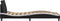 vidaXL - Bedframe - met - hoofdbord - kunstleer - zwart - en - wit - 100x200 - cm