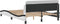 vidaXL - Bedframe - met - hoofdbord - kunstleer - zwart - en - wit - 120x200 - cm