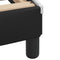 vidaXL - Bedframe - met - hoofdbord - kunstleer - zwart - en - wit - 140x190 - cm