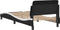 vidaXL - Bedframe - met - hoofdbord - kunstleer - zwart - en - wit - 90x190 - cm