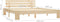 vidaXL - Bedframe - met - hoofdbord - massief - grenenhout - 160x200 - cm