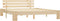 vidaXL - Bedframe - met - hoofdbord - massief - grenenhout - 160x200 - cm