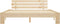 vidaXL - Bedframe - met - hoofdbord - massief - grenenhout - 160x200 - cm