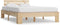 vidaXL - Bedframe - met - hoofdbord - massief - grenenhout - wit - 140x200 - cm