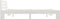 vidaXL - Bedframe - met - hoofdbord - massief - grenenhout - wit - 180x200 - cm