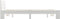 vidaXL - Bedframe - met - hoofdbord - massief - grenenhout - wit - 140x200 - cm