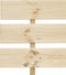 vidaXL - Bedframe - met - hoofdbord - massief - grenenhout - wit - 140x200 - cm